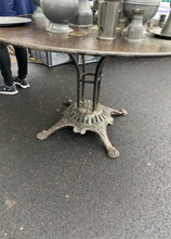 Load image into Gallery viewer, Black Iron Base Garden Table