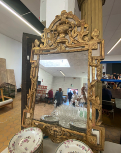 18th C Gilded Wood Mirror