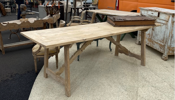 Stripped Pine Table 94.5x33x31