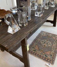Load image into Gallery viewer, Table Oak Weathered Stained Grey 90x33.5x30