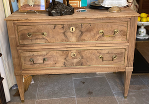 Parisian Sauteuse Louis XVI Burled Walnut
