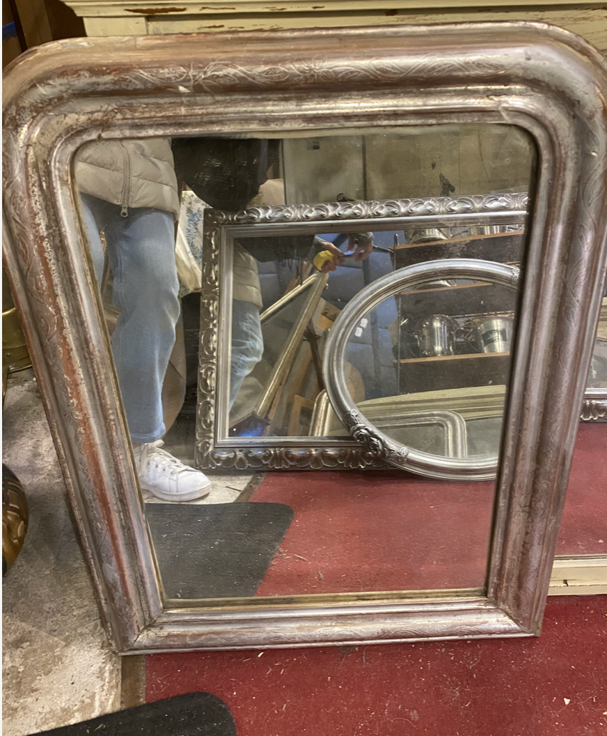 Silver Louis Philippe Mirror – Home With Hechart