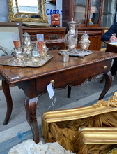 Load image into Gallery viewer, Louis XV-style Walnut Side Table