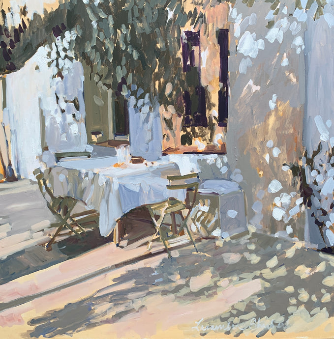 Laura Lacambra Shubert- Table Set for Two (40 x 40 x 3)