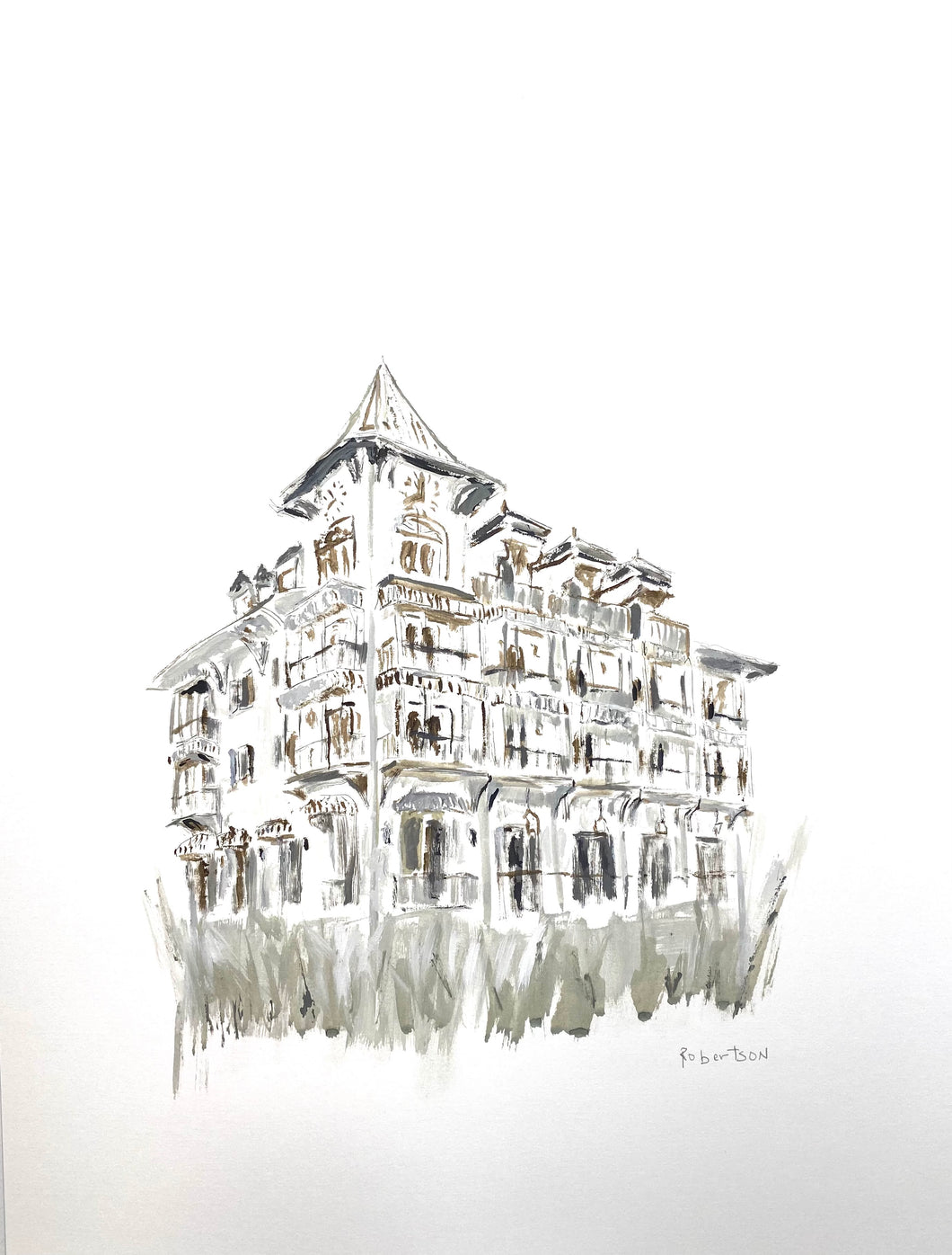 Sarah Robertson - The Pearl at Rosemary (30 x 22)