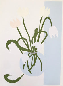 Karen Blair - Tulips in a Bowl II (30 x 23)