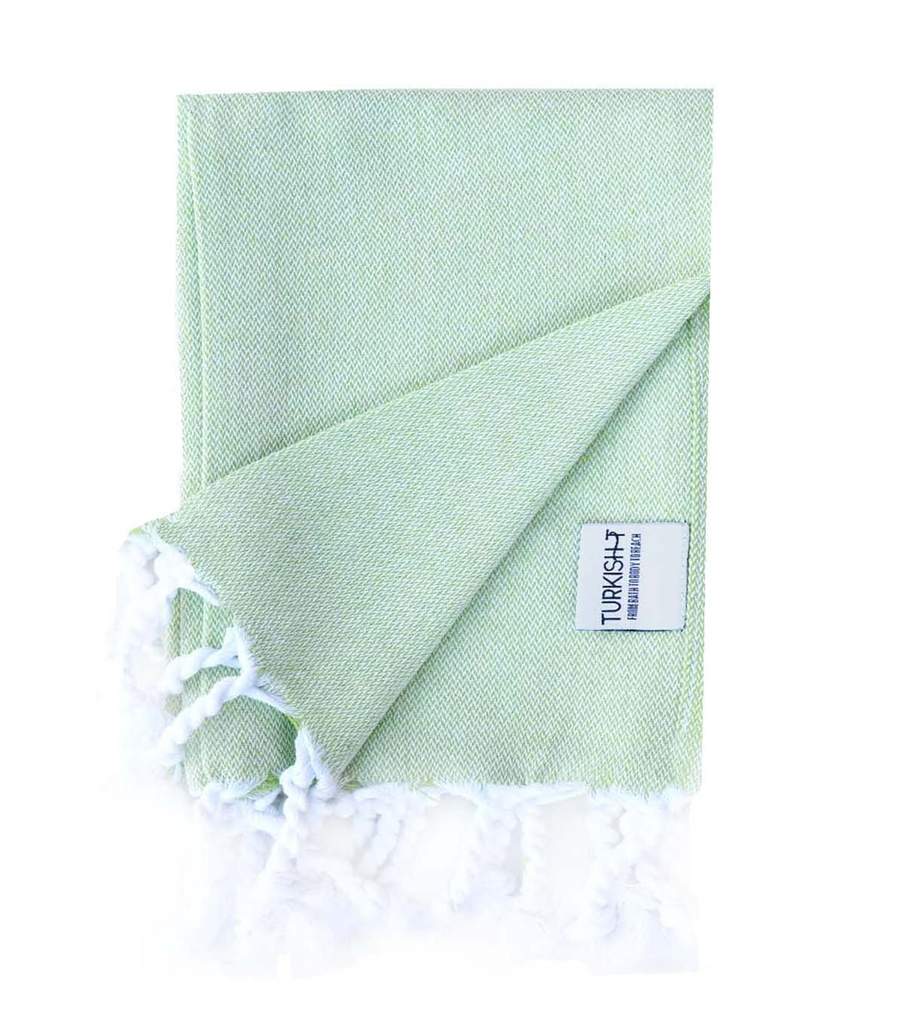 Original Hand-Loomed Hand Towel in Lime