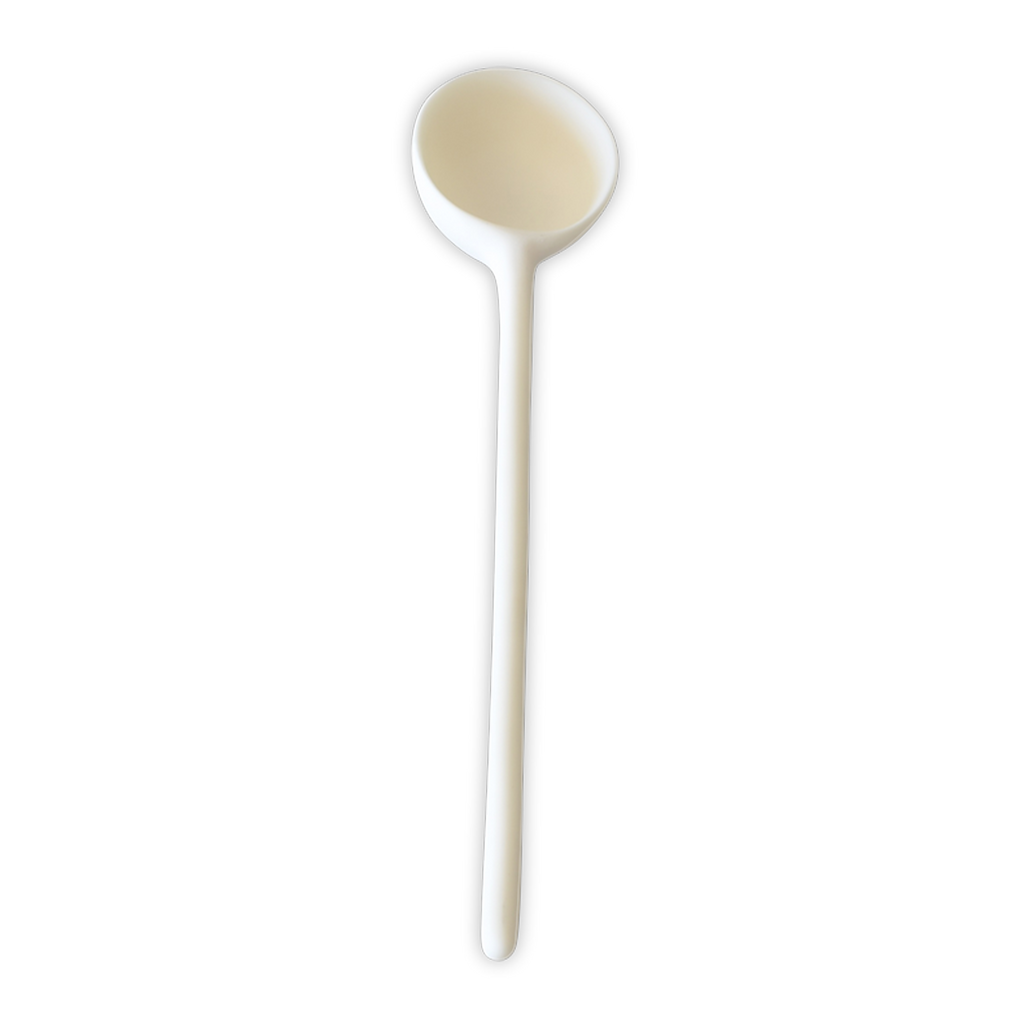 White Olive Spoon Large