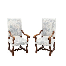 Load image into Gallery viewer, Pair of Louis XIII Mouton chairs