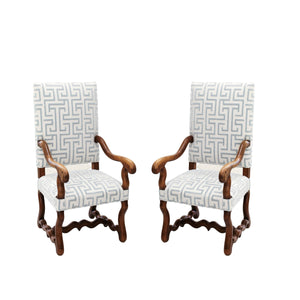 Pair of Louis XIII Mouton chairs