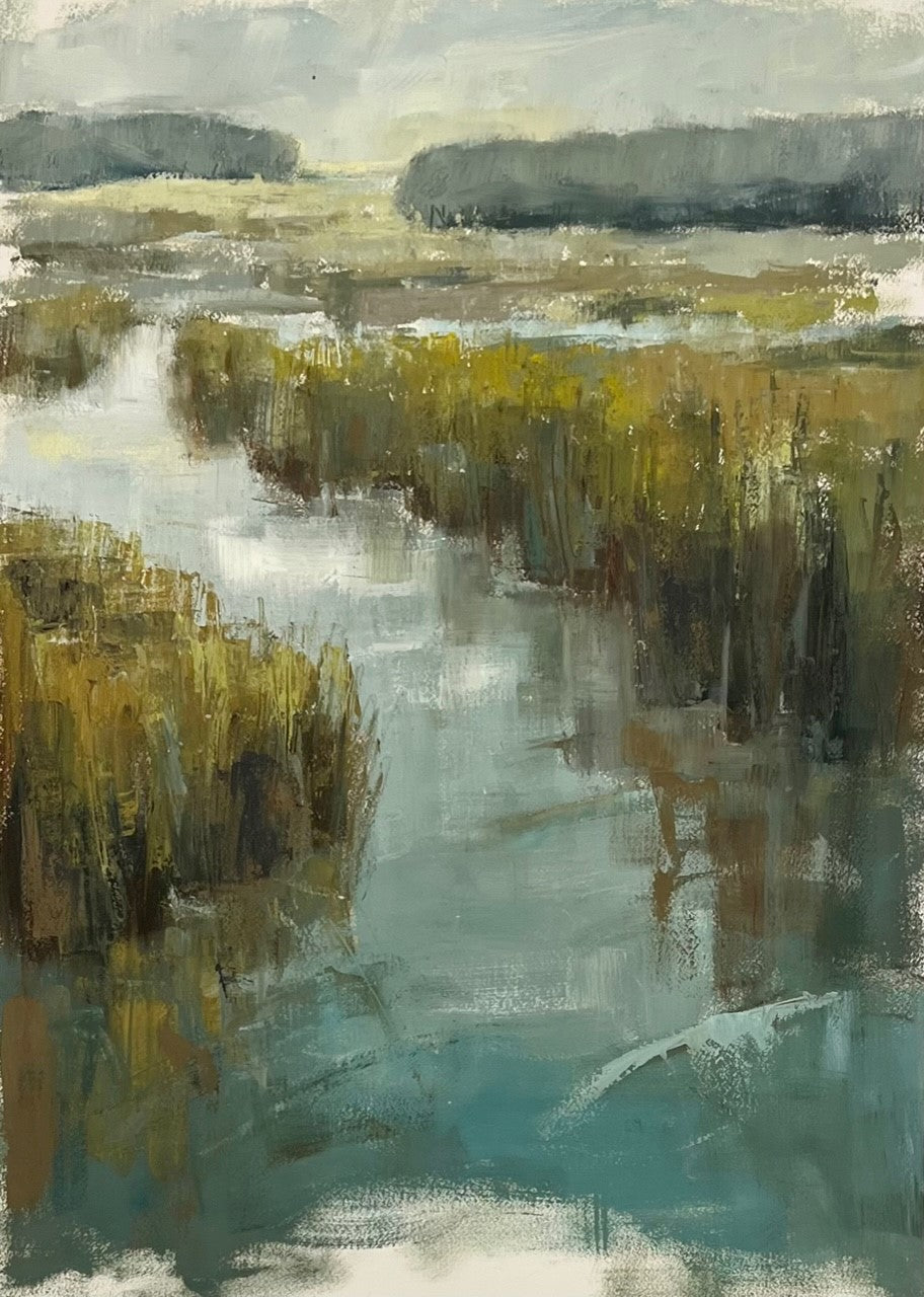 Allison Chambers - Veridian Marsh (30 x 23)