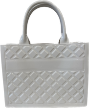 Load image into Gallery viewer, White Purse with Imprint Pattern
