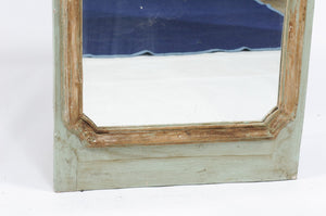 Painted Trumeau Mirror with Shell Motif