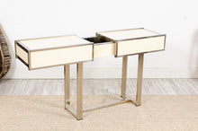 Load image into Gallery viewer, Lancel White Enamel Console