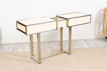 Load image into Gallery viewer, Lancel White Enamel Console