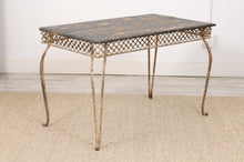 Load image into Gallery viewer, Late 19th Century Iron and Wood Garden table