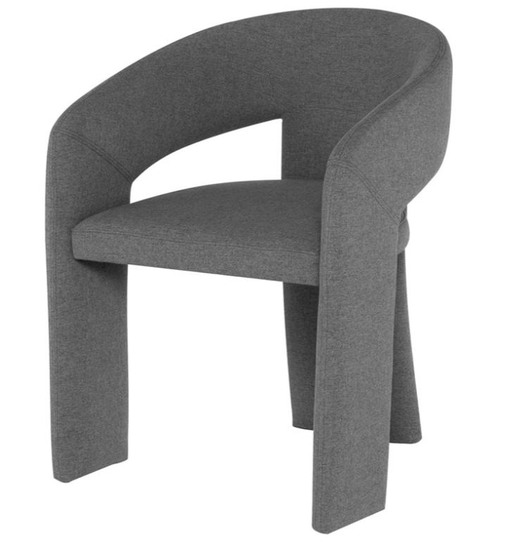 Grey Contemporary Dining Chair