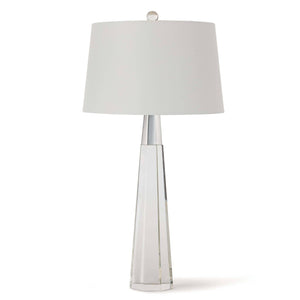 Tapered Crystal Column Lamp