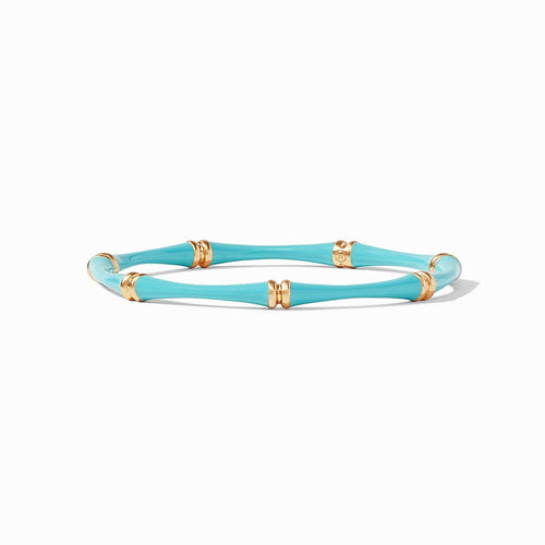 Blue Enamel Bamboo Bangle