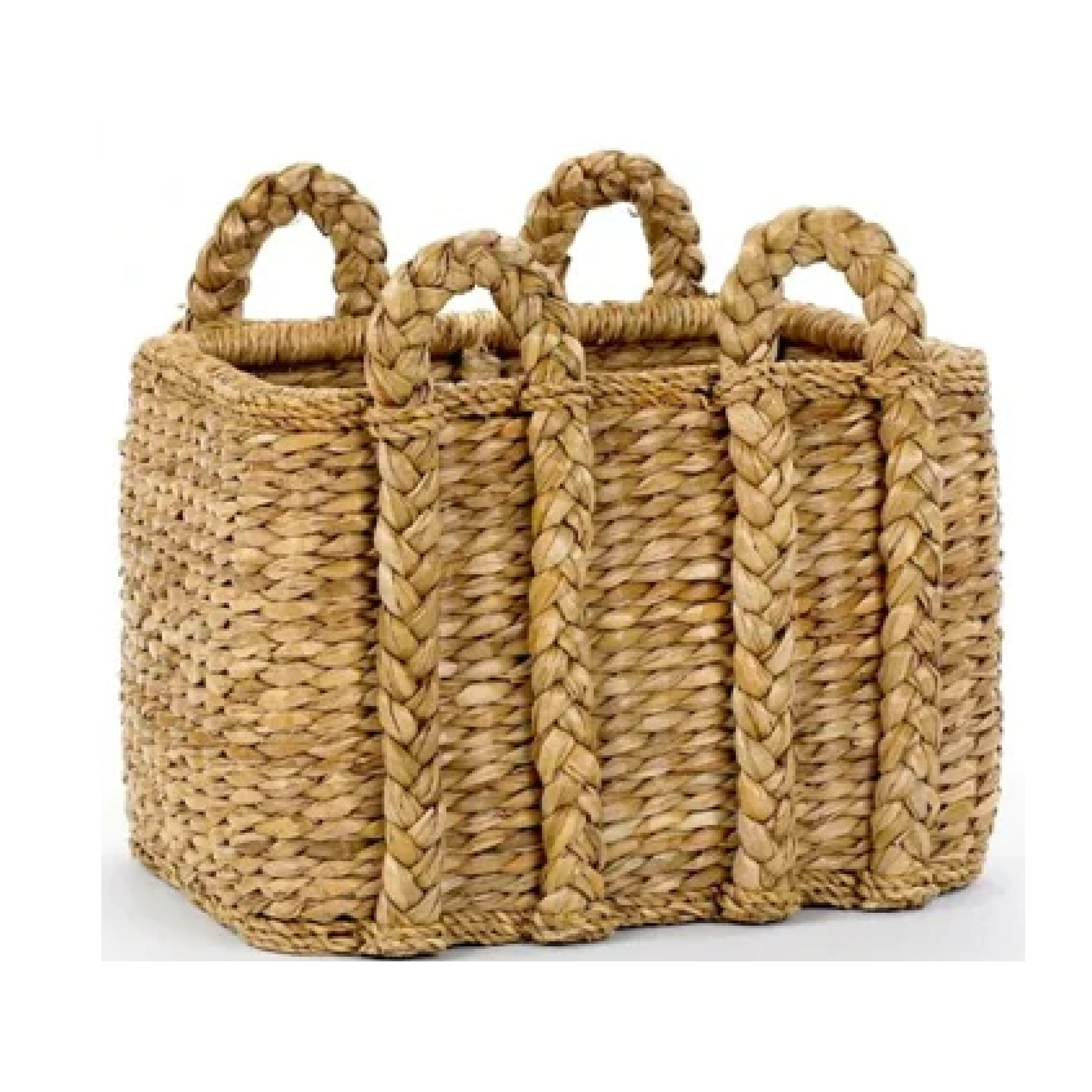 Large Rectangular Rush Basket