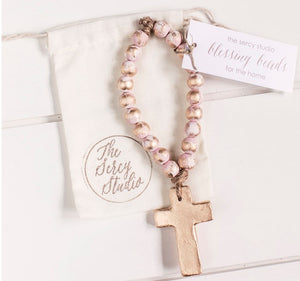 The Sercy Studio Bitty Pink Blessing Beads
