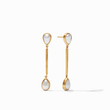 Load image into Gallery viewer, Cassis Duster Earrings in Pearl
