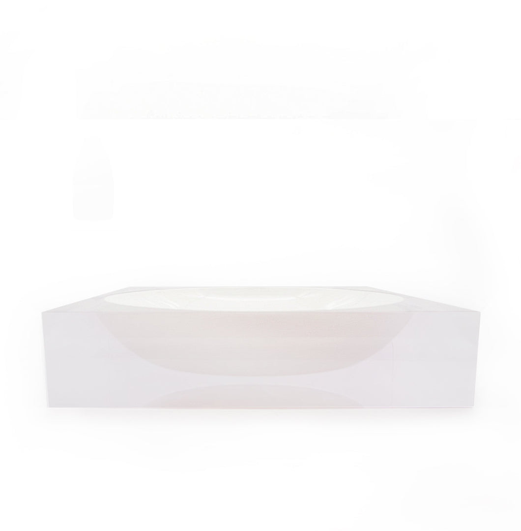 Centre Acrylic Bowl in White