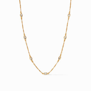 Charlotte Zirconia Delicate Station Necklace