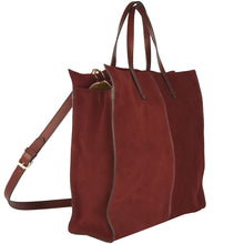 Load image into Gallery viewer, Loxwood Cherche Midi Bag in Cherry Suede