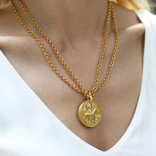 Load image into Gallery viewer, Coin Pendant Necklace