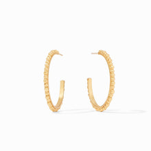 Load image into Gallery viewer, Colette Bead Hoop Earrings