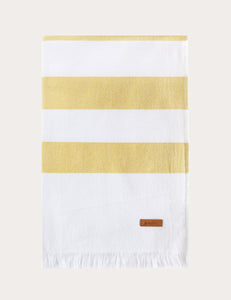 Mustard Striped Towel