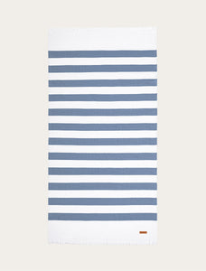 Navy Striped Towel
