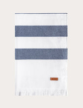 Load image into Gallery viewer, Navy Striped Towel