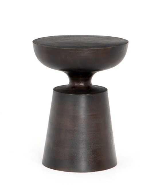 Antique Rust End Table