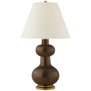 Large Matte Bronze Table Lamp