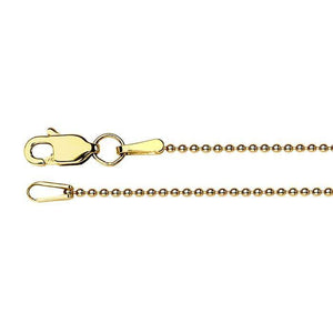 16" 14K Ball Chain Necklace