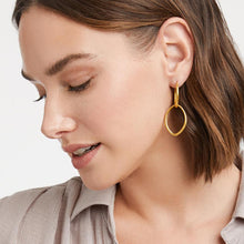 Load image into Gallery viewer, Fleur-de-Lis 2 in 1 Earrings