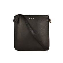 Load image into Gallery viewer, Loxwood Flat Crossbody Bag in Black