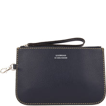 Load image into Gallery viewer, Loxwood Zip Clutch in Navy