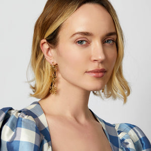 Gold Flora Lux Earrings