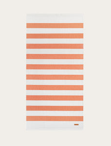 Orange Wide Stripe Towel