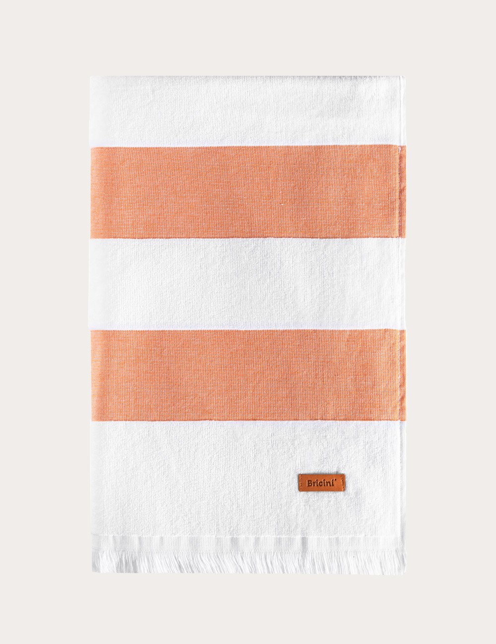 Orange Wide Stripe Towel