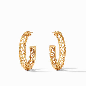 Gold Vienna Hoop Earrings