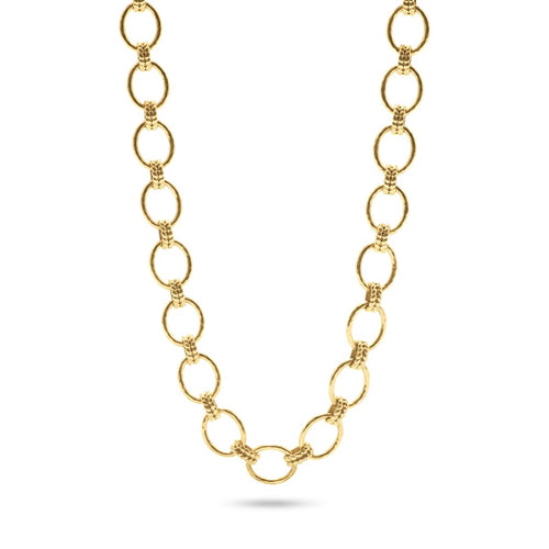 Grande Gold Link Cleopatra Necklace