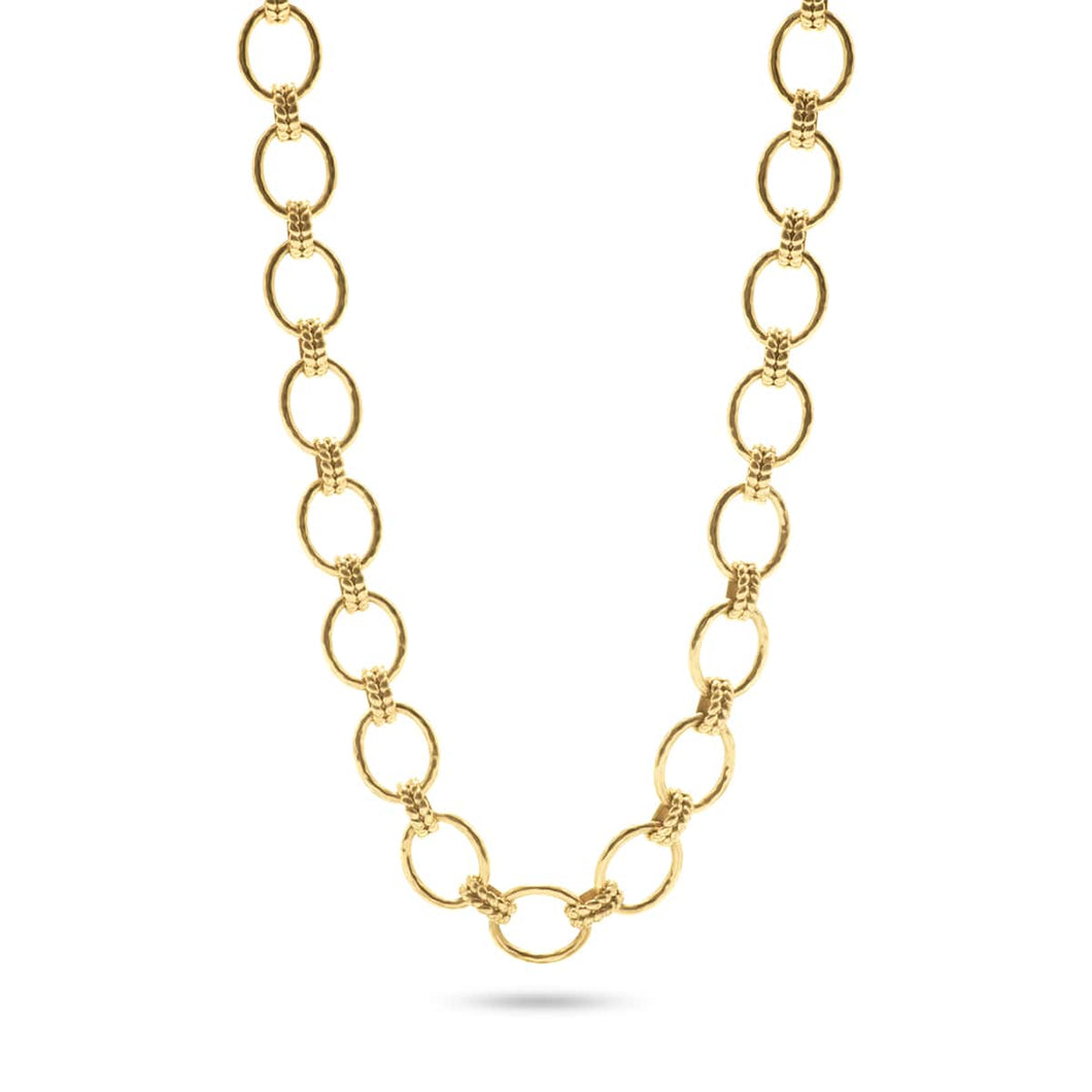 Grande Gold Link Cleopatra Necklace