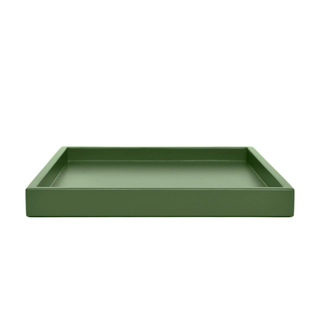 Soft Green Matte Low Profile Tray 22x22