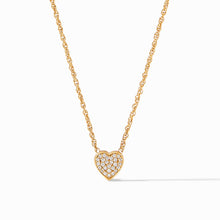 Load image into Gallery viewer, Heart Pave Demi Necklace
