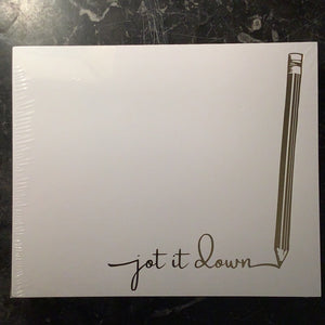 Pencil Luxe Gold Foil Note Pad