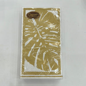 Gold Palm Leaves Guest Towel